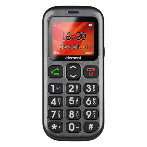 Element P001S Мобільний телефон для людей похилого віку